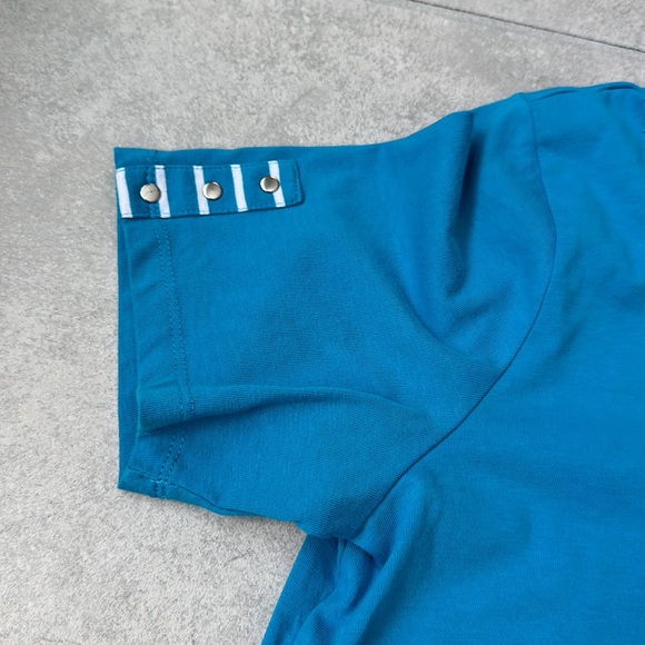 Alia Women’s Petite PS Blue Shirt - Picture 4 of 9